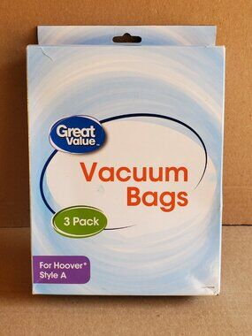 Hoover Vacuum Bags Style A Replacements Great Value Brand New 3-Pack